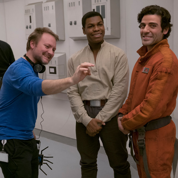 Rian Johnson, John Boyega, Oscar Isaac, Star Wars the Last Jedi