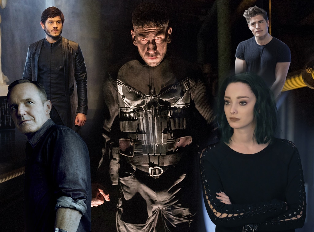 Marvel TV,  The Punisher, Inhumans, The Gifted, Agents of SHIELD, Runaways