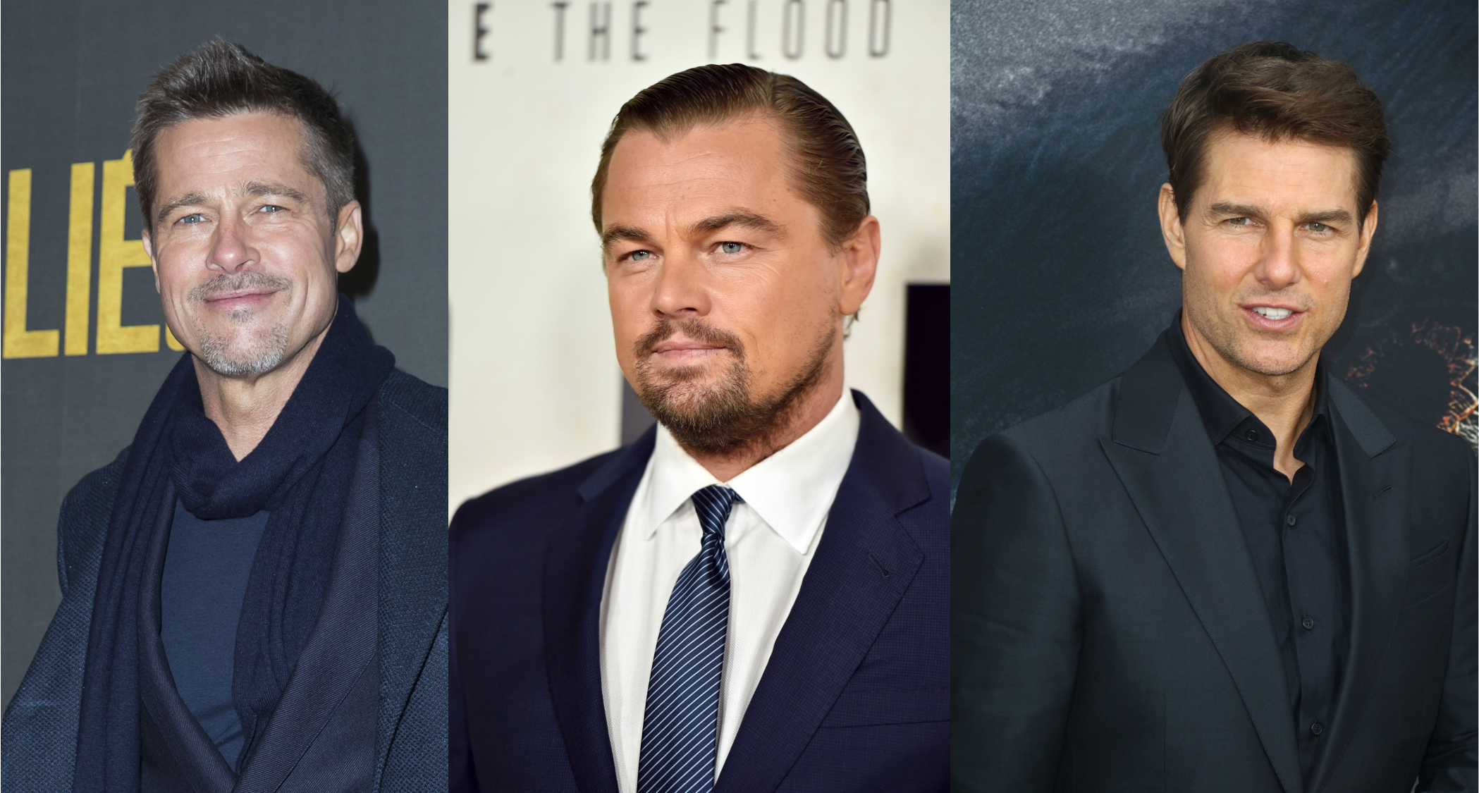 Brad Pitt, Leonardo DiCaprio, Tom Cruise