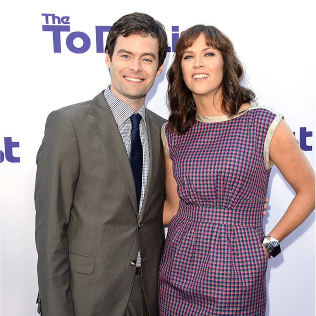 Bill Hader with Wife