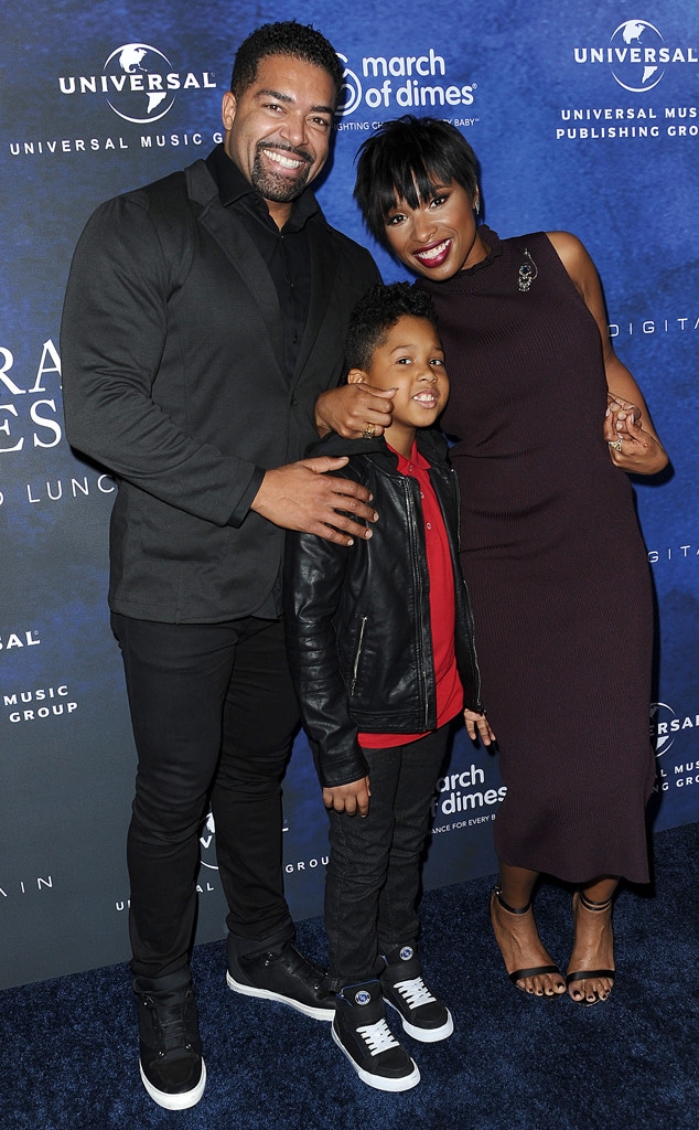 David Otunga, Jennifer Hudson, David Otunga Jr.