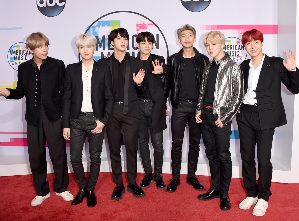 BTS Talks About Their Nerve-Wracking Performance at the 2017 AMAs | E! News