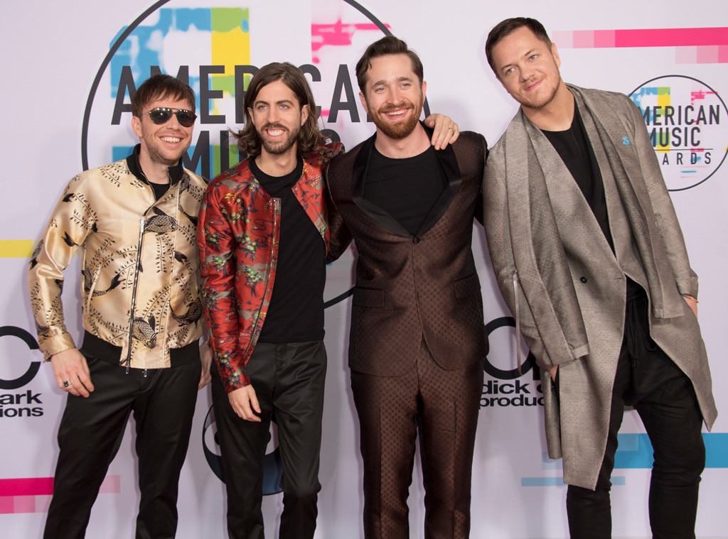 Imagine Dragons from 2017 American Music Awards: Red Carpet Fashion | E ...