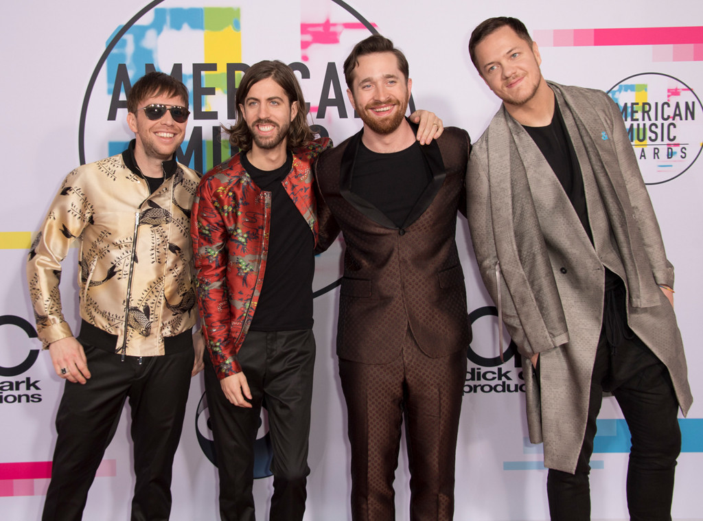 Imagine Dragons From 2017 American Music Awards: Red Carpet Fashion 