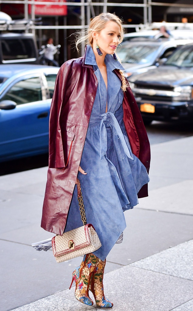 Denim Chic From Blake Livelys Best Looks E News 