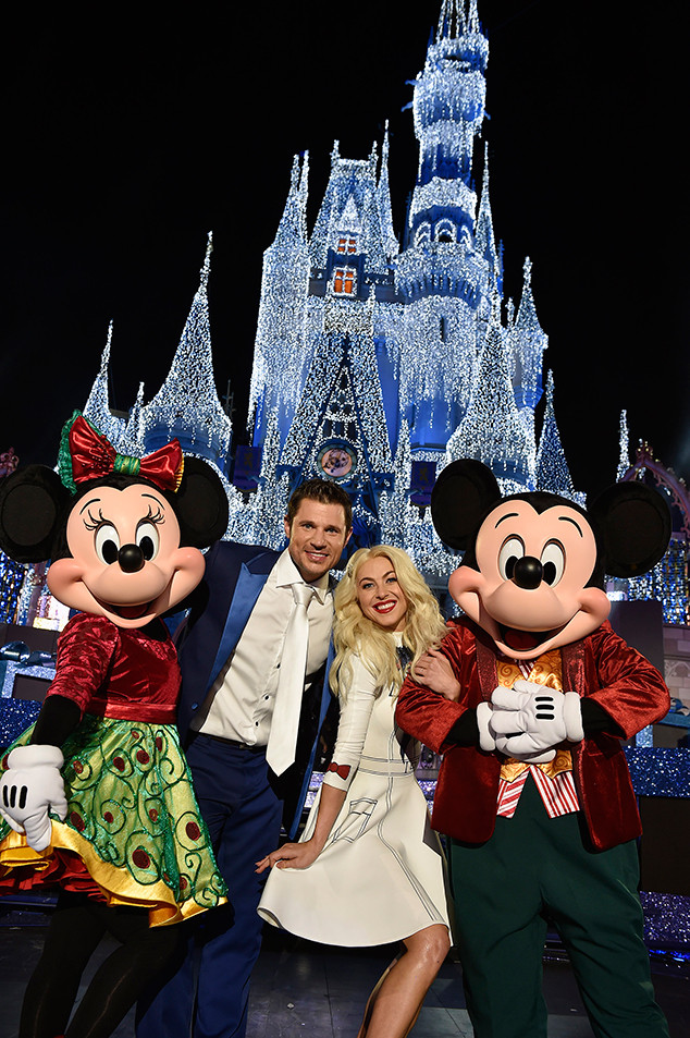Julianne Hough, Nick Lachey, Mickey Mouse, Minnie Mouse
