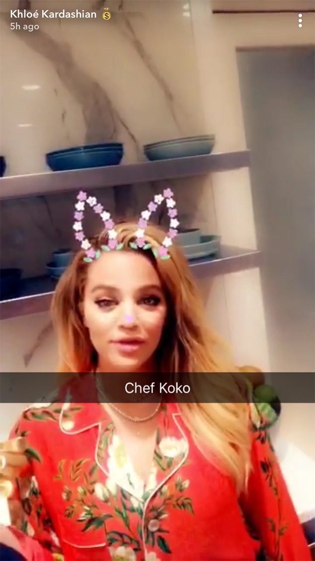 Khloe Kardashian, Thanksgiving 2017