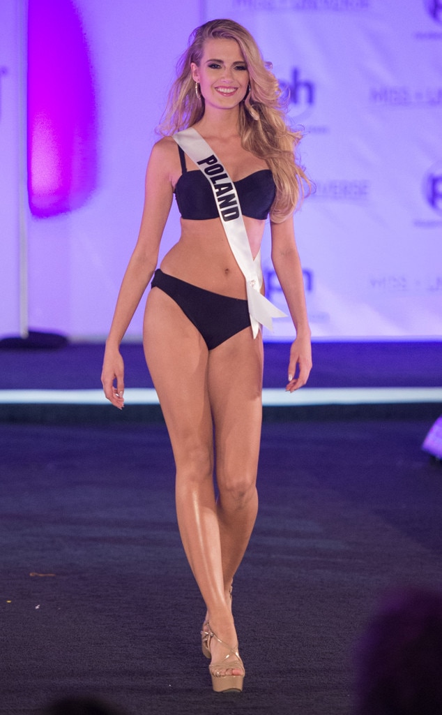 Miss Poland From Miss Universe Swimsuit Competition E News