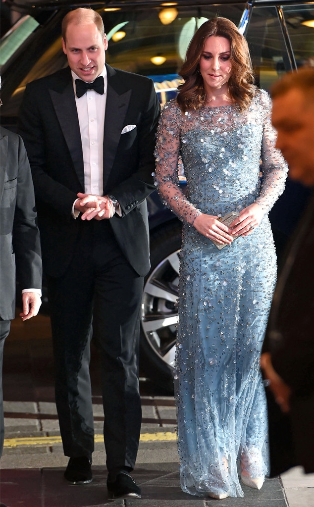 Kate Middleton Shows Off Tiny Baby Bump at Royal Variety Performance Kate Middleton Shows Off Tiny Baby Bump at Royal Variety Performance