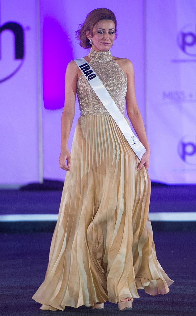 Miss Iraq, 2017 Miss Universe, Evening Gown Preliminary Competition