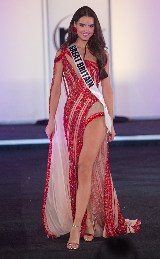 Miss Great Britain From Miss Universe 2017 Evening Gown