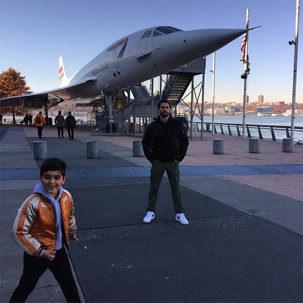 Scott Disick, Mason Disick, Son, Thanksgiving, 2017, Instagram