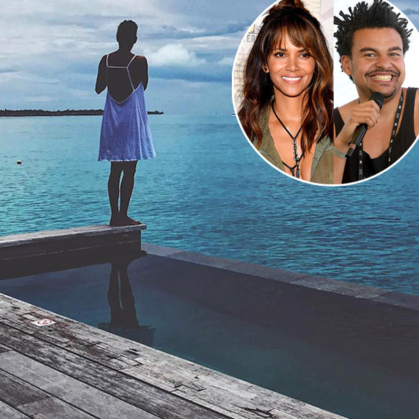 Halle Berry and Alex Da Kid Vacation in Bora Bora