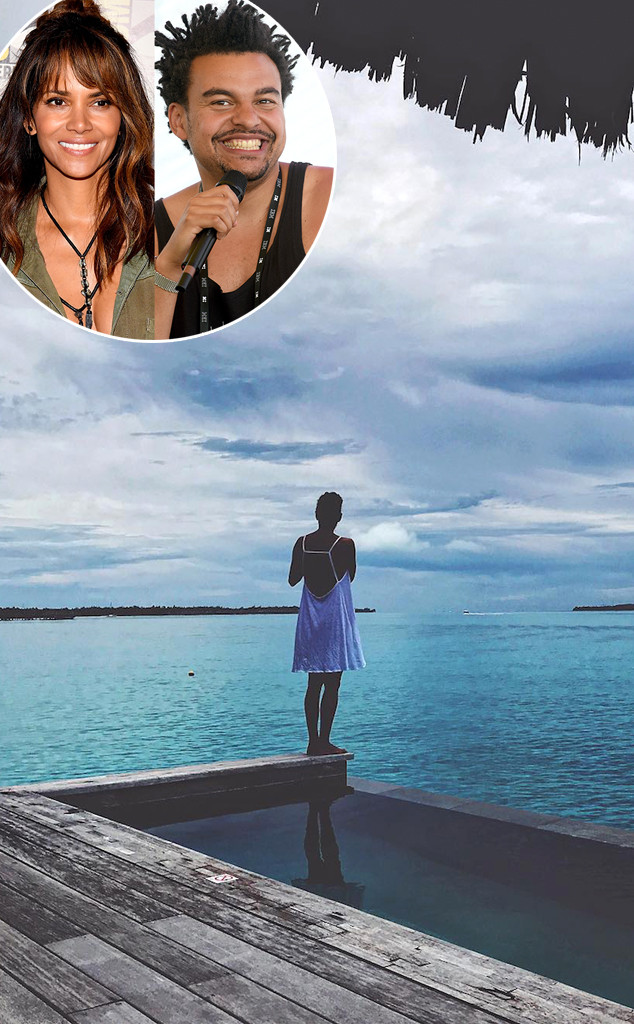 Halle Berry, Alex Da Kid, vacation, Instagram