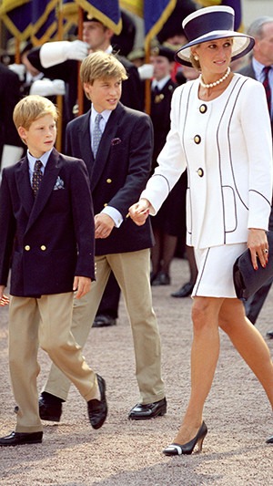 Prince William, Princess Diana, Prince Harry