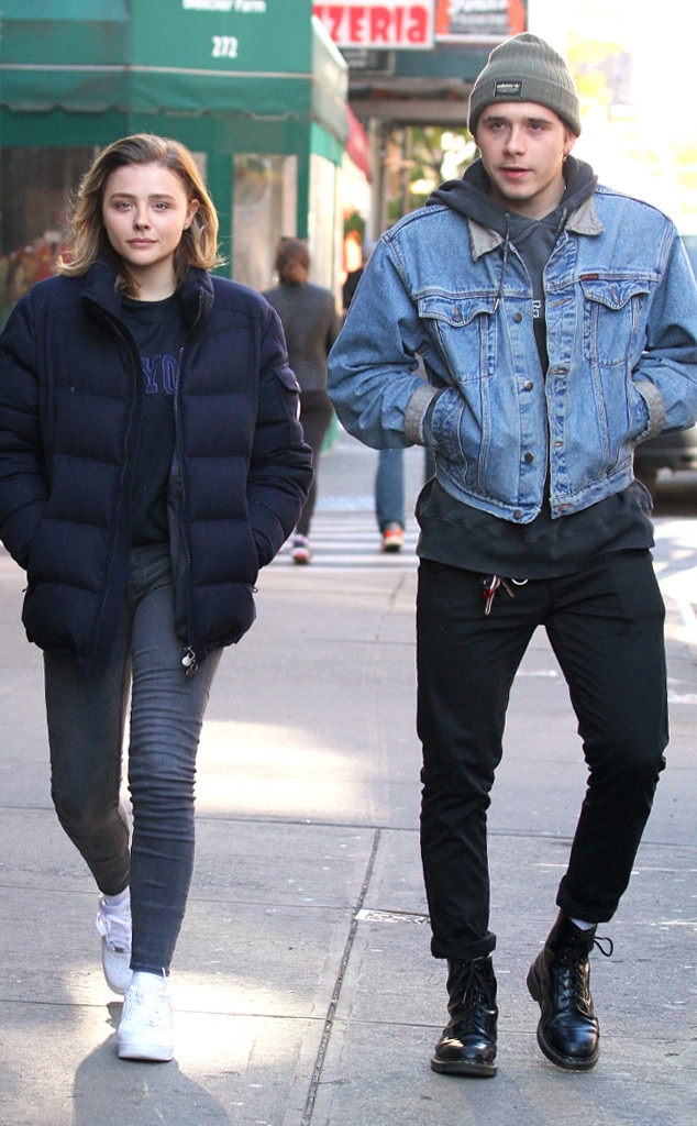 Chloe Grace Moretz With Brooklyn Beckham in NYC 11/14/2017 • CelebMafia