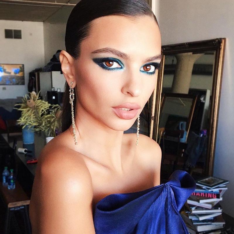 How to Create Emily Ratajkowski's Glitter Eye Minus the Fallout