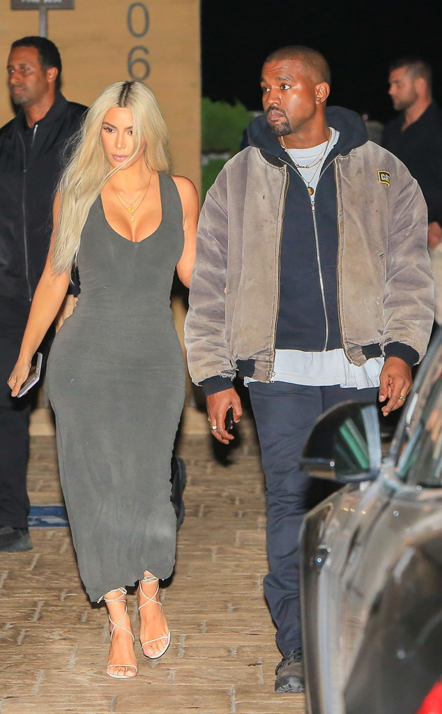 Kim Kardashian And Kanye West Enjoy Date Night Before Baby No 3 E Online