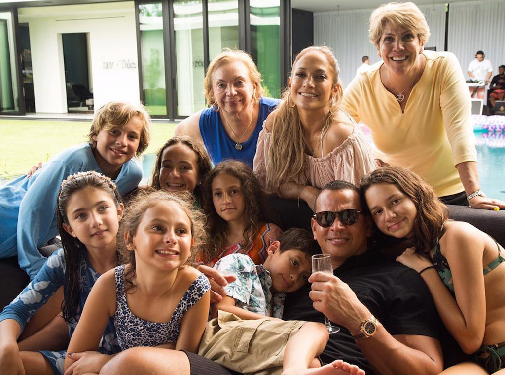 Photos from Jennifer Lopez and Alex Rodriguez's Blended Family Photos