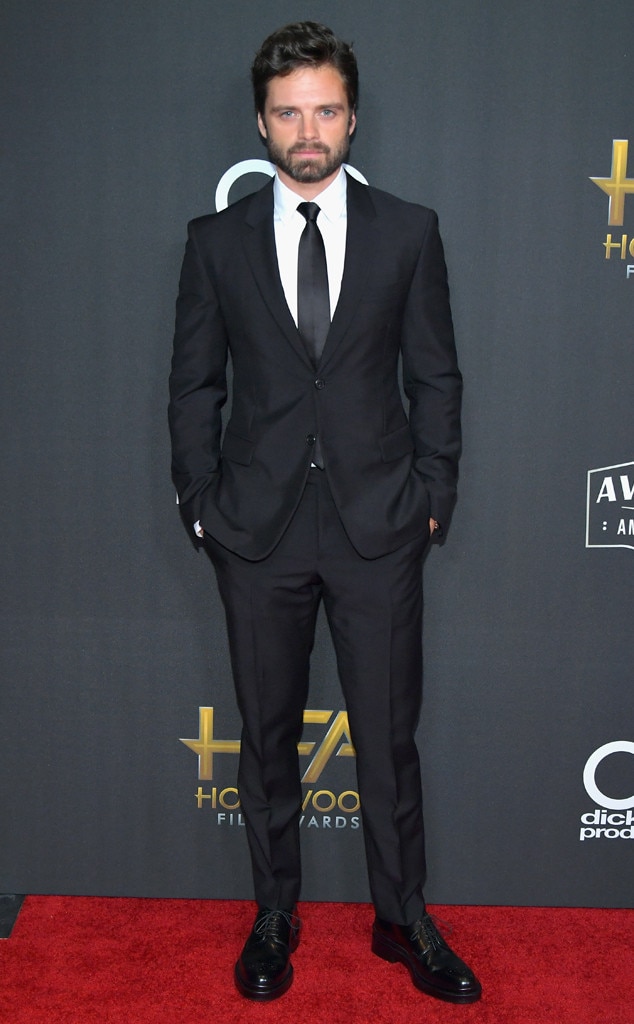 Sebastian Stan from 2017 Hollywood Film Awards Red Carpet Fashion E