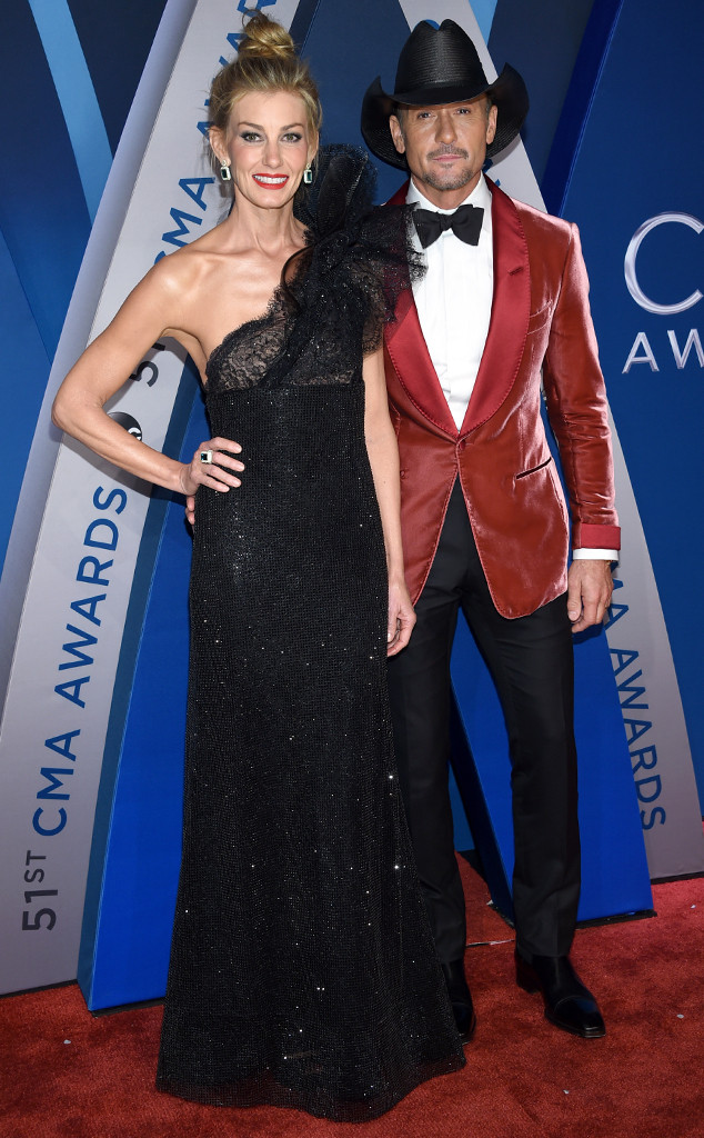Faith Hill, Tim McGraw, 2017 CMA Awards, Couples