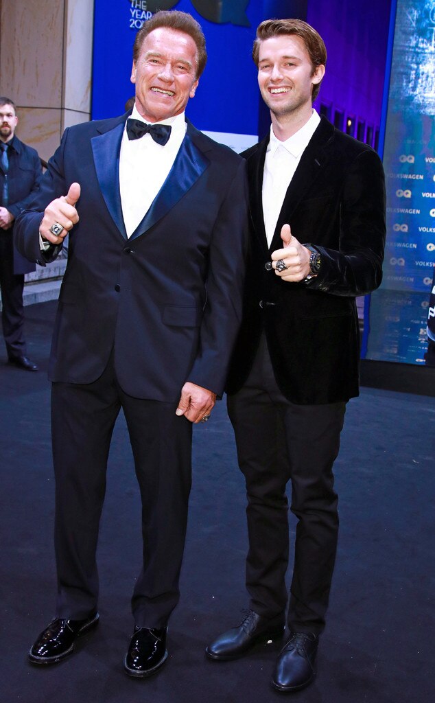 Arnold Schwarzenegger, Patrick Schwarzenegger, GQ Men of the Year Awards