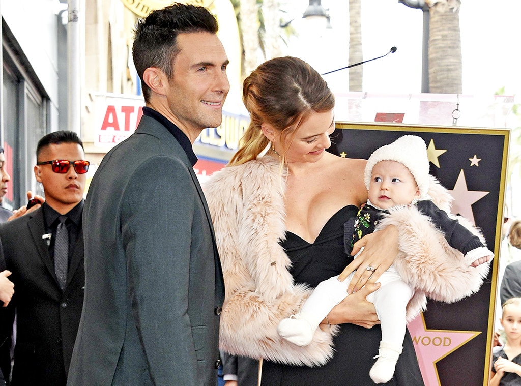 Adam Levine, Behati Prinsloo, Dusty Rose