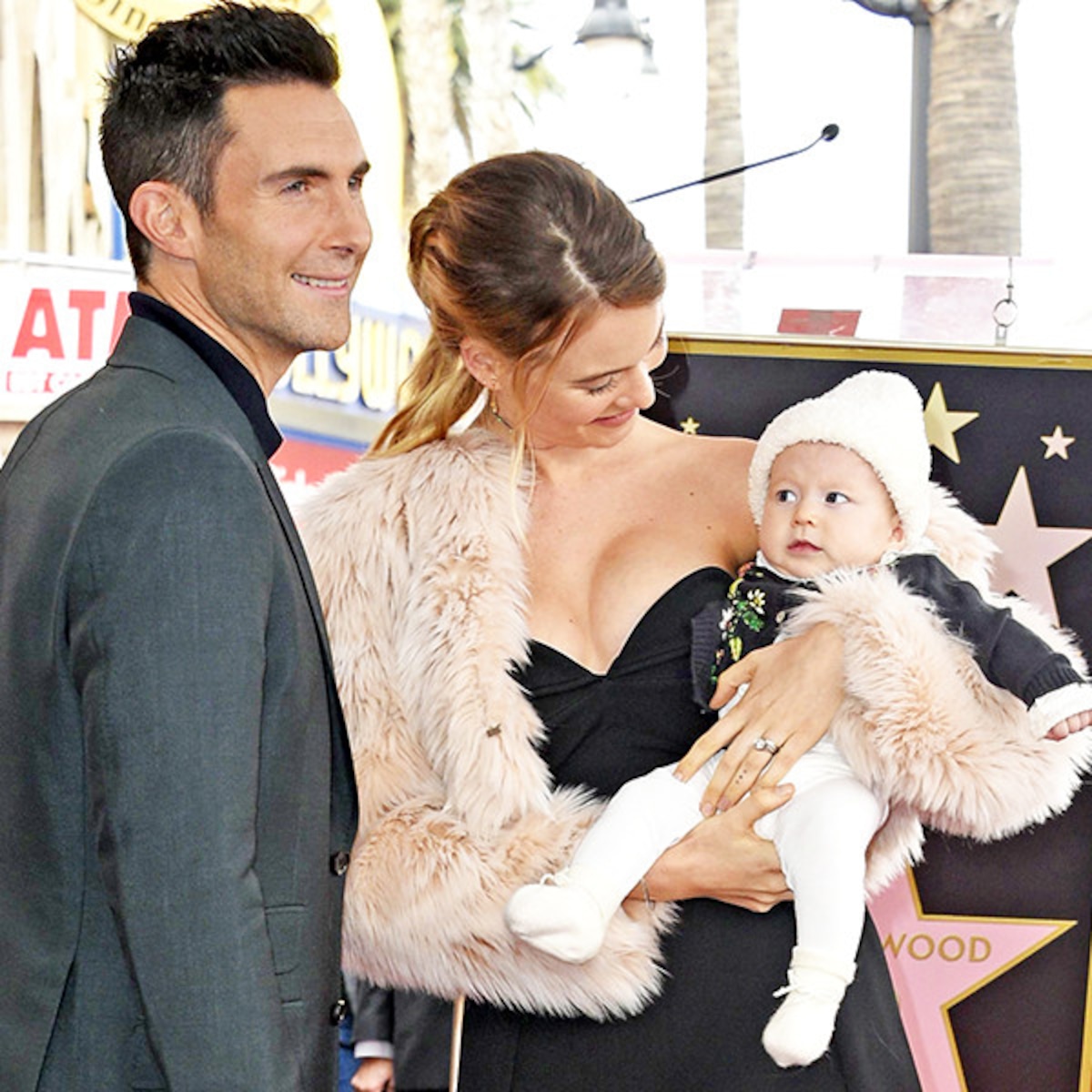 Adam Levine S Daughter Dusty Is Obsessed With Baby Gio E Online