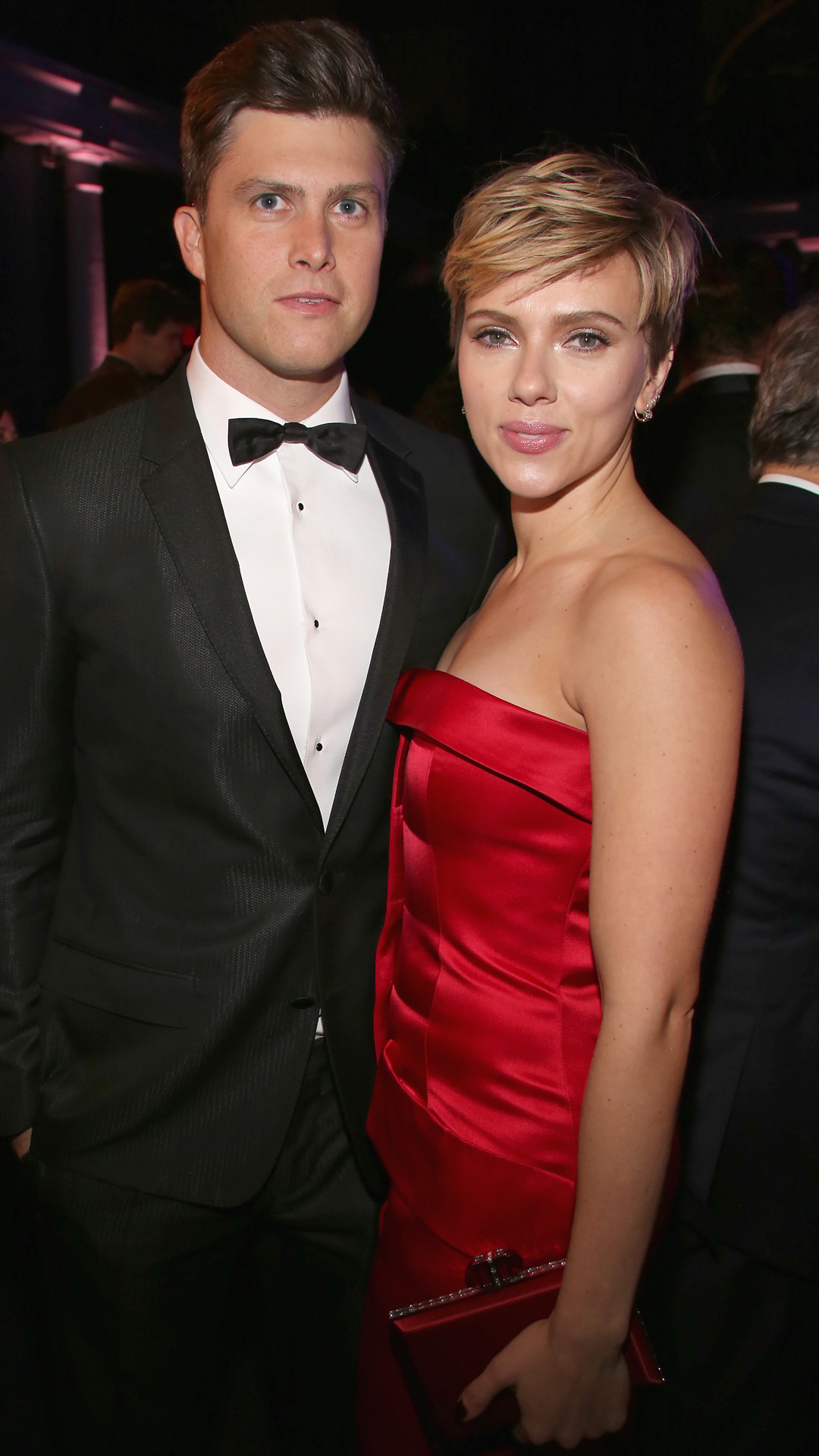 Scarlett Johansson, Colin Jost Enjoy Marvelous Red Carpet Date Night