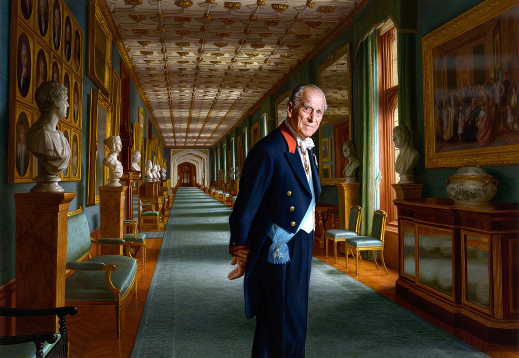 Prince Philip, Painting, 2017, Widget