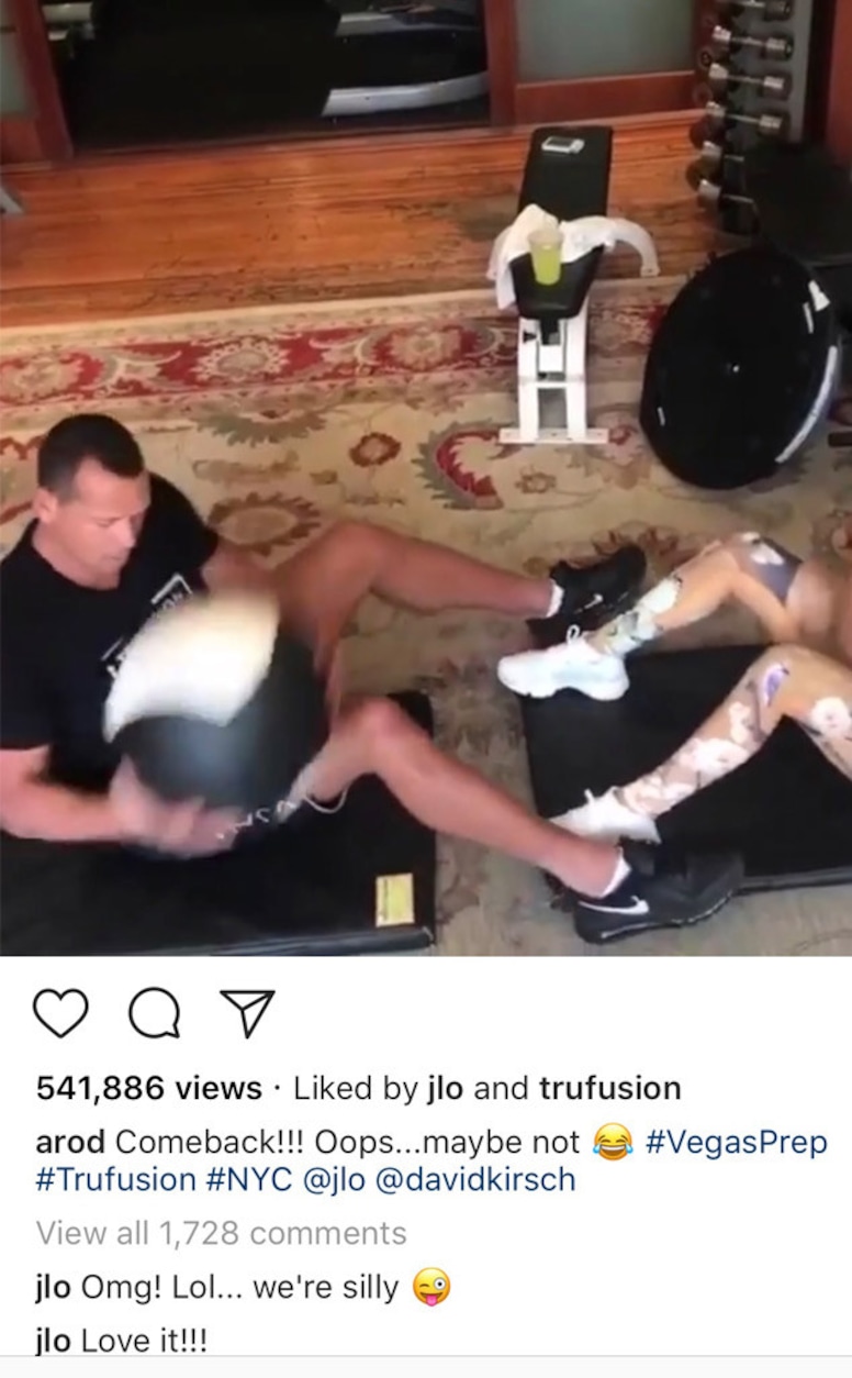 Instagram, J-Rod, Jennifer Lopez, Alex Rodriguez