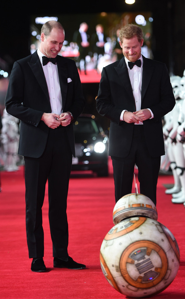 Prince William, Prince Harry, BB-8