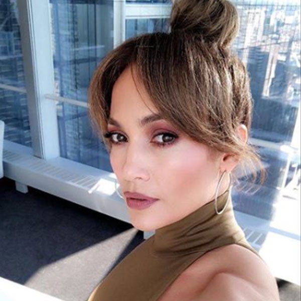 Jennifer Lopez's Curtain Bangs Are Winter's Biggest Hair Trend - E! Online