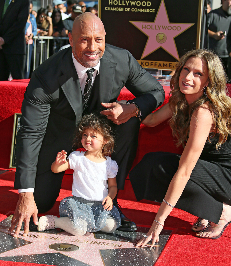 Dwayne Johnson Gushes Over Daughter During His Star ...