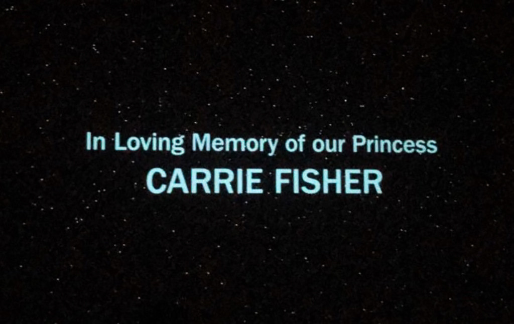 Star Wars: The Last Jedi' Ending Credits Dedication To Carrie Fisher  Revealed
