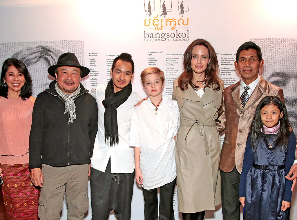 Loung Ung, Rithy Panh, Maddox Jolie-Pitt, Shiloh Jolie-Pitt, Angelina Jolie, Him Sophy Loung Ung, Rithy Panh, Maddox Jolie-Pitt, Shiloh Jolie-Pitt, Angelina Jolie, Him Sophy