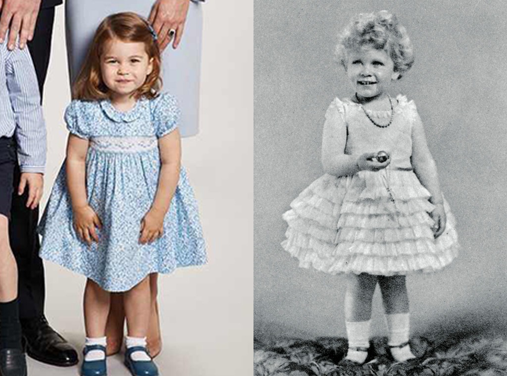 Princess Charlotte Looks Just Like Queen Elizabeth II Did as a Toddler ...