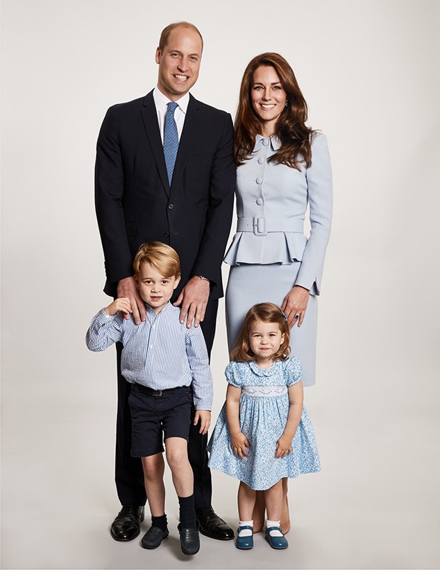 Prince William, Kate Middleton, Prince George, Princess Charlotte, Royal Christmas Card 2017