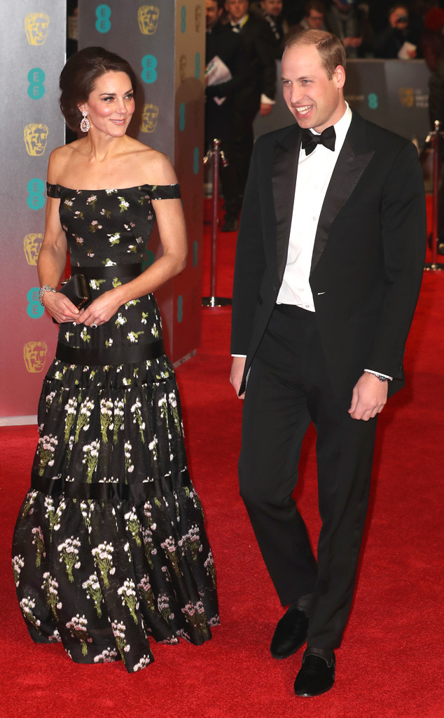 Prince William, Kate Middleton, 2017 BAFTA Awards