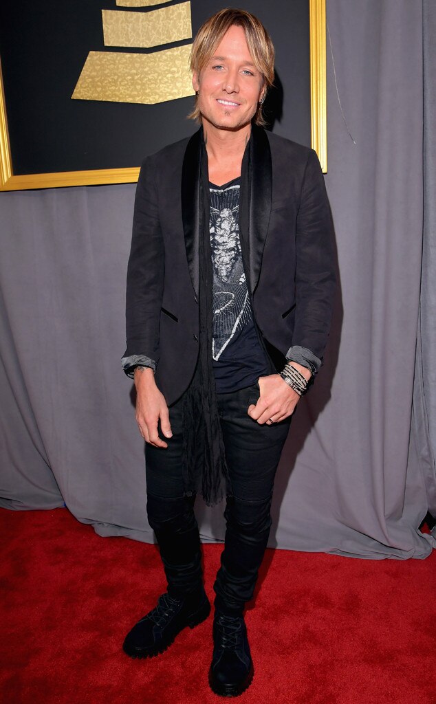 Keith Urban from Grammys 2017 Red Carpet Arrivals E! News