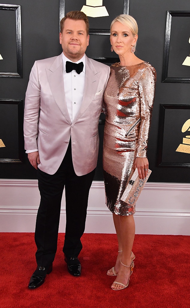 James Corden And Julia Carey From Couples At The 2017 Grammys E News