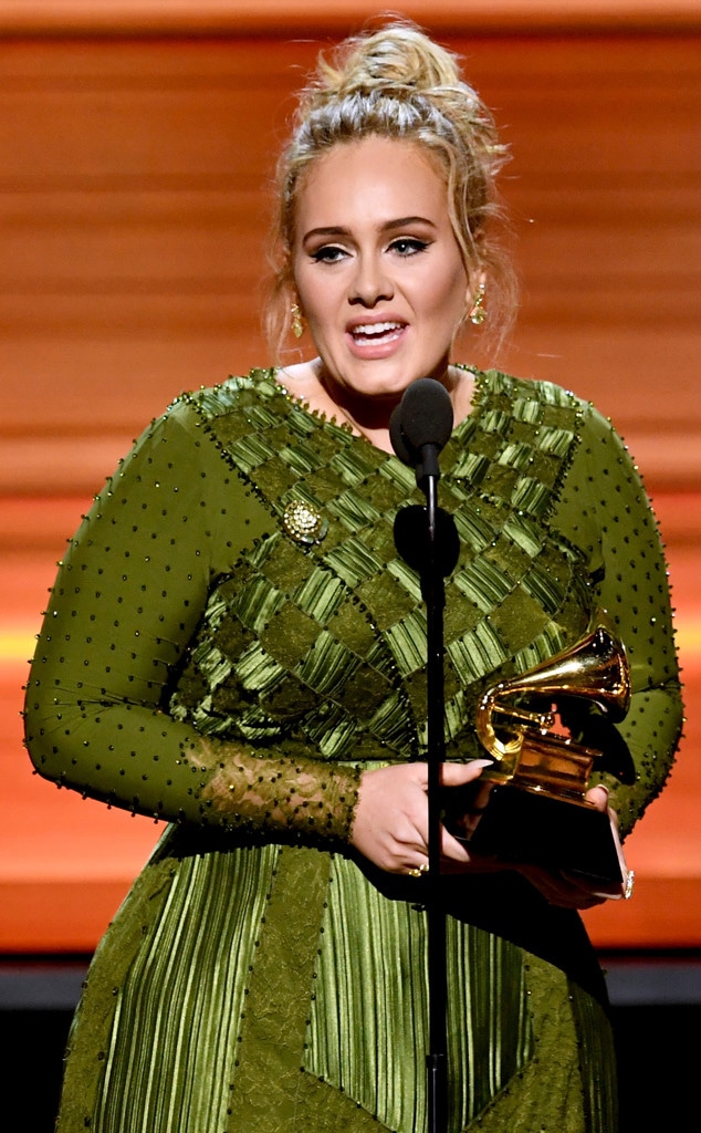 Adele, 2017 Grammys, Winners