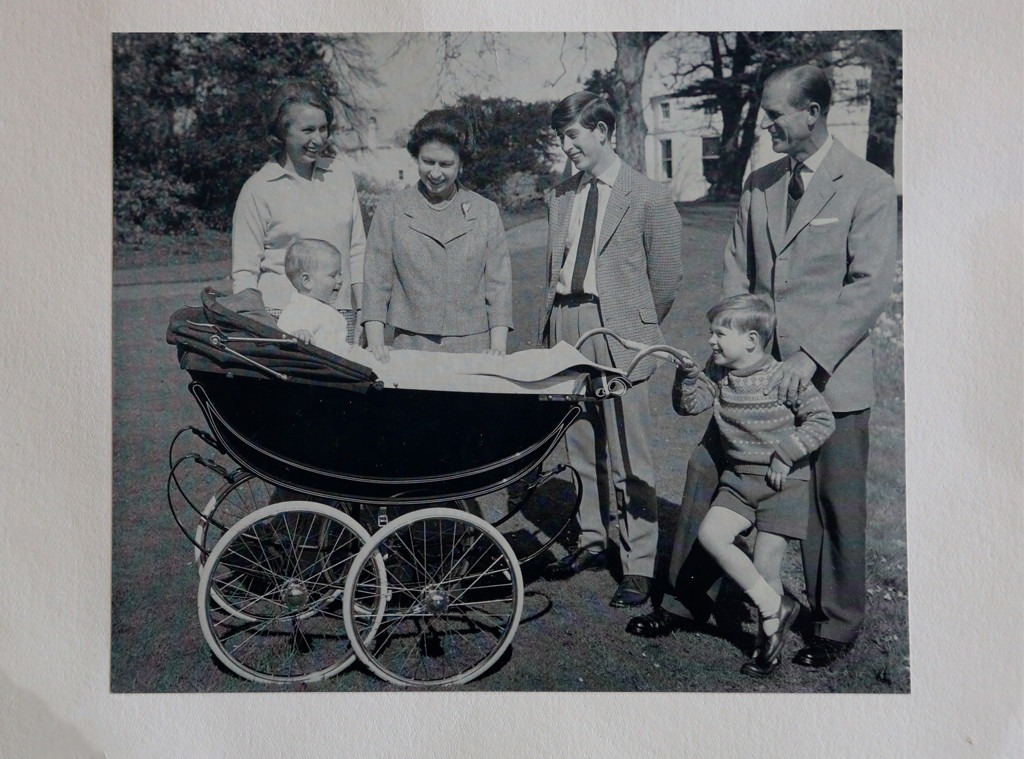 Queen Elizabeth II, Philip, Prince Edward, Christmas Card, 1965