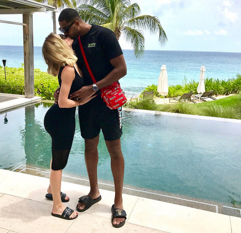 Just Kiss Me From Khloe Kardashian And Tristan Thompsons Most Adorable