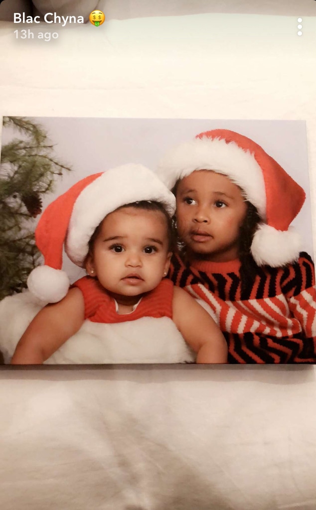 Dream Kardashian, King, Blac Chyna, Christmas Card