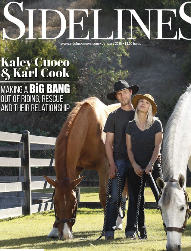 Kaley Cuoco, Karl Cook, Sidelines Magazine