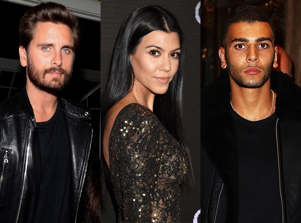 Scott Disick, Kourtney Kardashian, Younes Bendjima