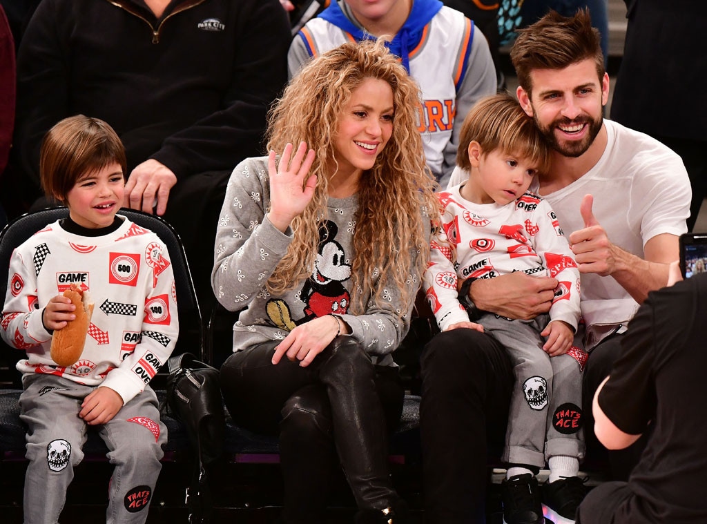 Shakira Gerard Pique family photos