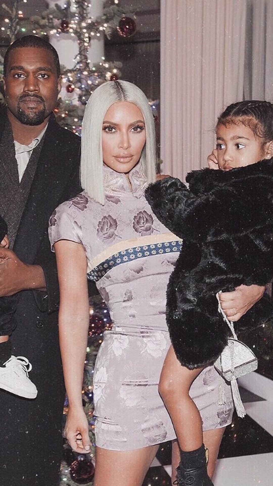 Kim Kardashian, Kanye West, North West, Saint West