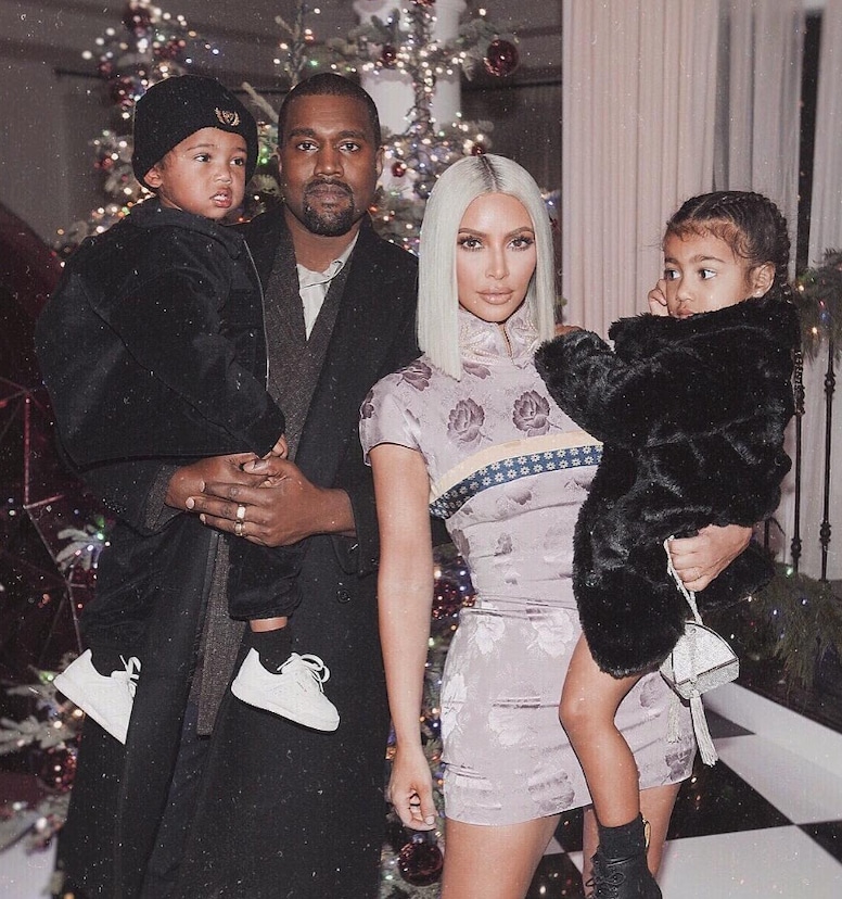 Kim Kardashian, Kanye West, North West, Saint West